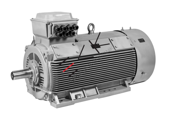 OMT1 80G 0,75kW 1500rpm 4P IE3 Cast Iron IP55 IM-B3 Ral7031 resmi