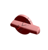 16 - 80A Manuel Aktarım Anahtarı SIRCOVER M  doğrudan çalıştırılması için Kol Tipi M00, Kırmızı resmi